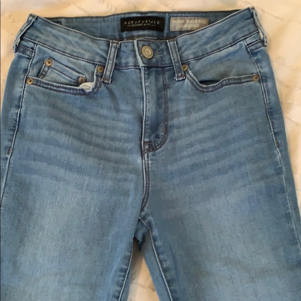 aeropostale medium wash jeans